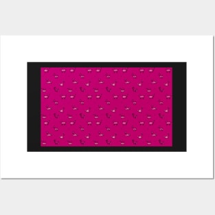 Pretty in Pink pet bandana Posters and Art